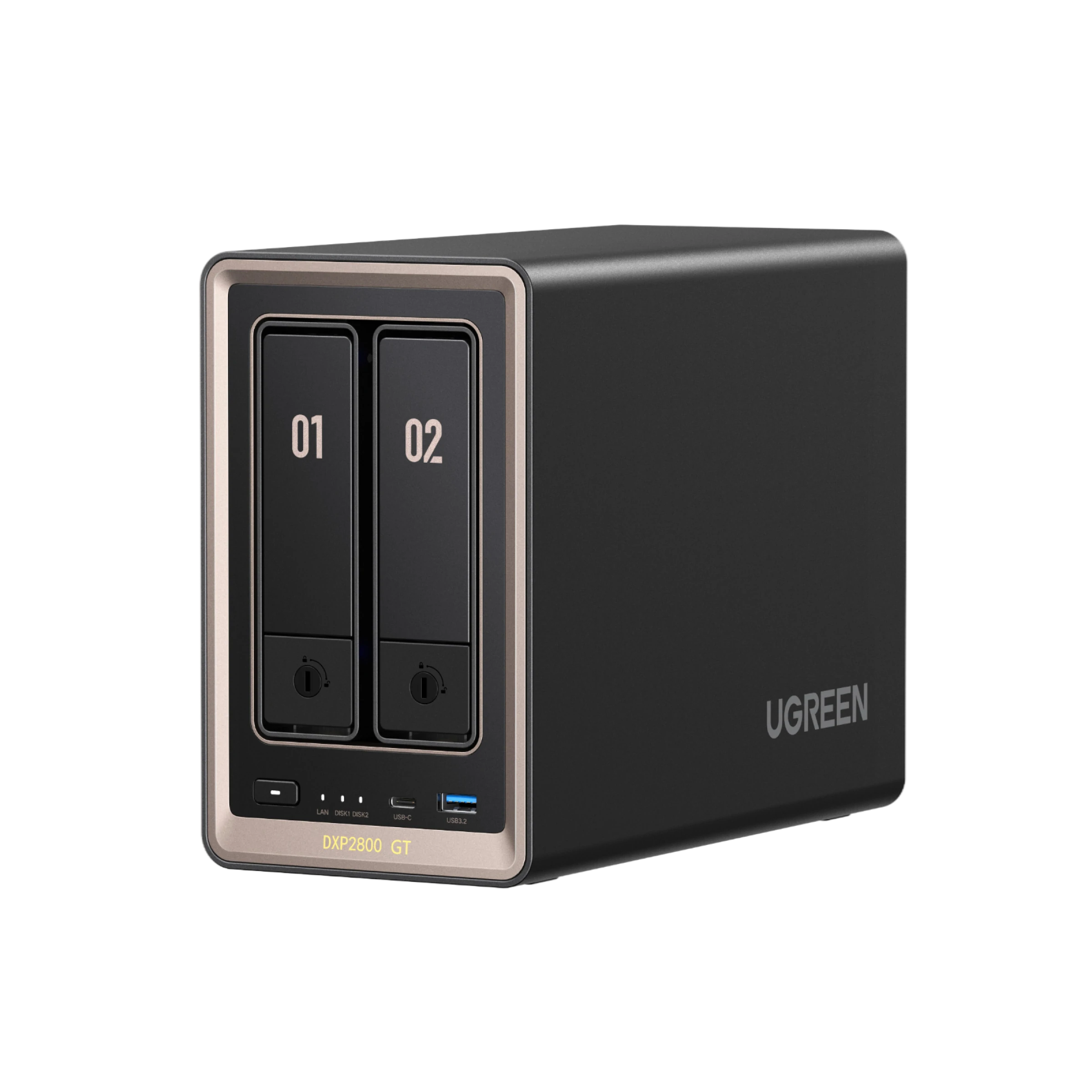 UGREEN NASync DXP2800　4TB HDDx2本　合計8TB UGREEN NASync DXP2800 GT — Your Files Stay Home
