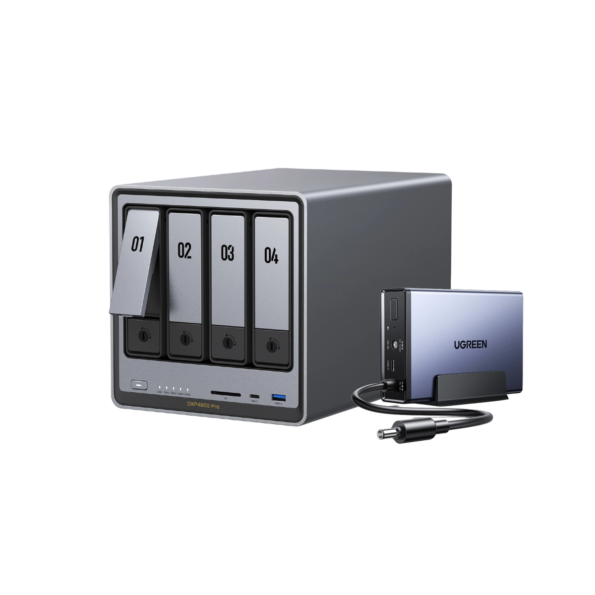 UGREEN NASync DXP4800 Pro | 4-Bay NAS | Up to 136TB UGREEN NASync DXP4800 Pro | 4-Bay NAS | Up to 136TB