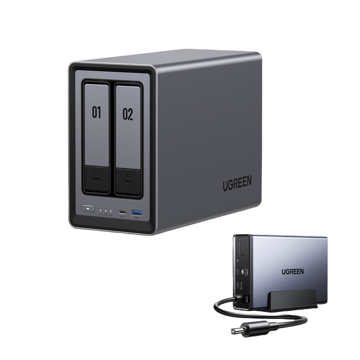 2-Bay NAS Storage for Home & Office | 4K Media Server 2-Bay NAS Storage for Home & Office | 4K Media Server