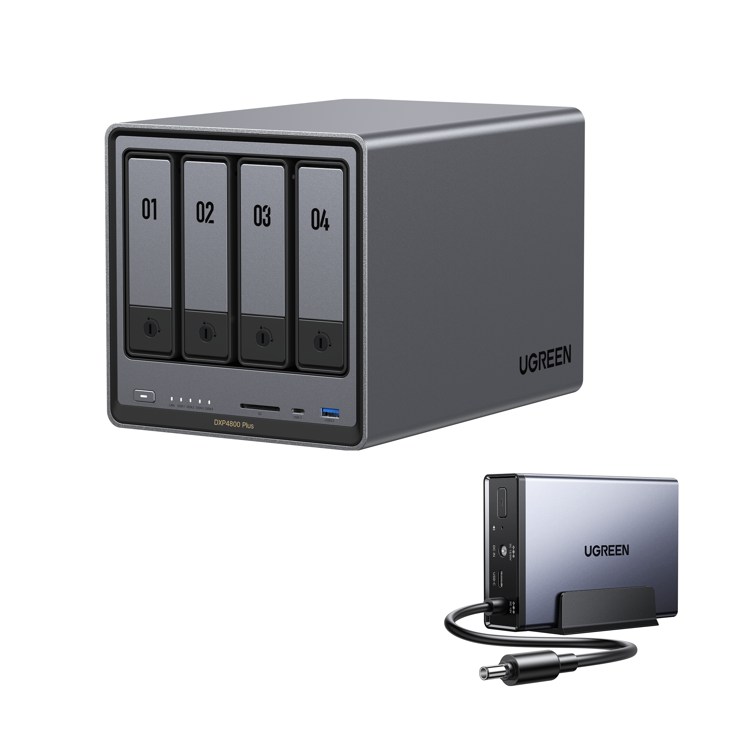 DXP4800 Plus + 120W DC UPS