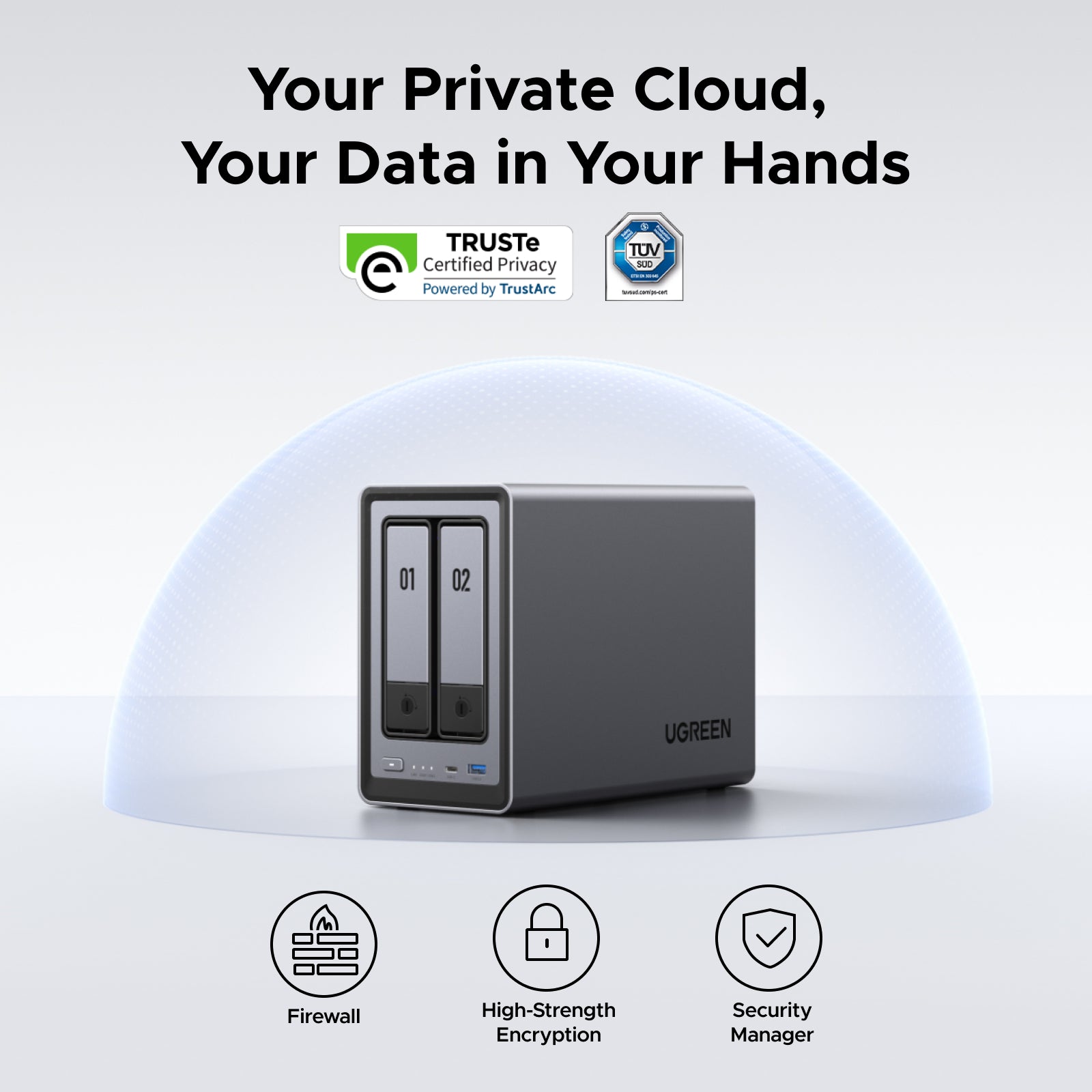 2-Bay NAS Storage for Home & Office | 4K Media Server