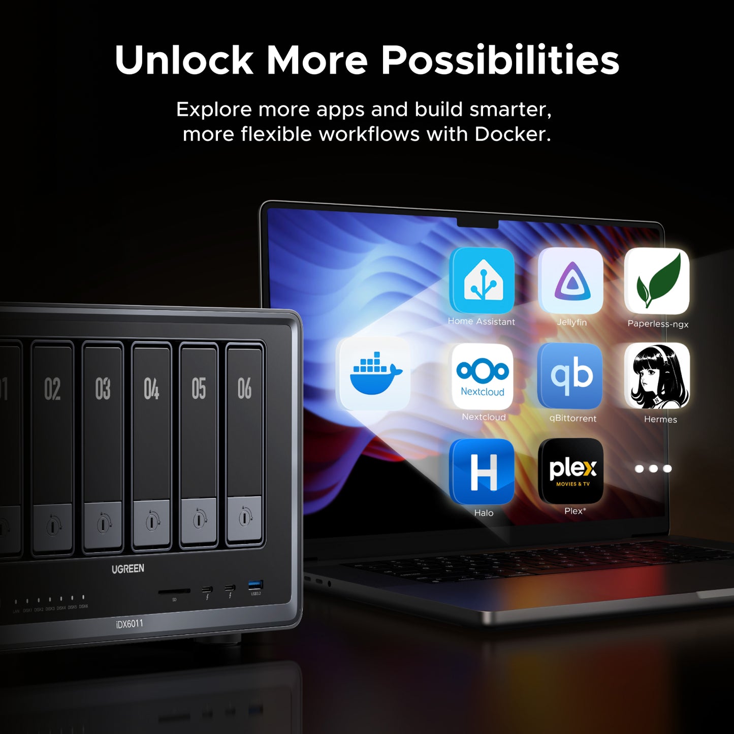 UGREEN iDX6011 32GB 6-Bay AI NAS