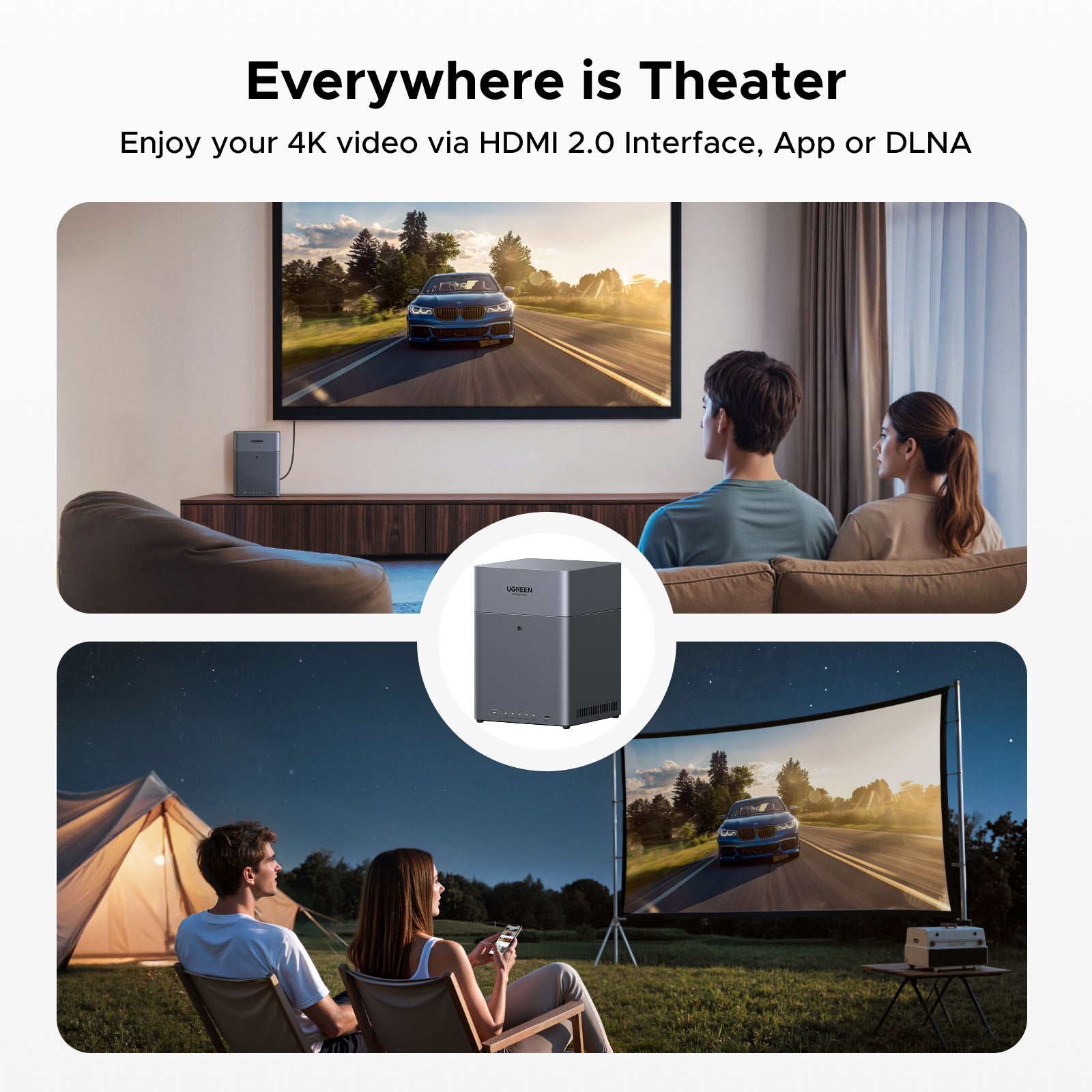 UGREEN NAS Storage 120TB – AI Organization for Family Memories