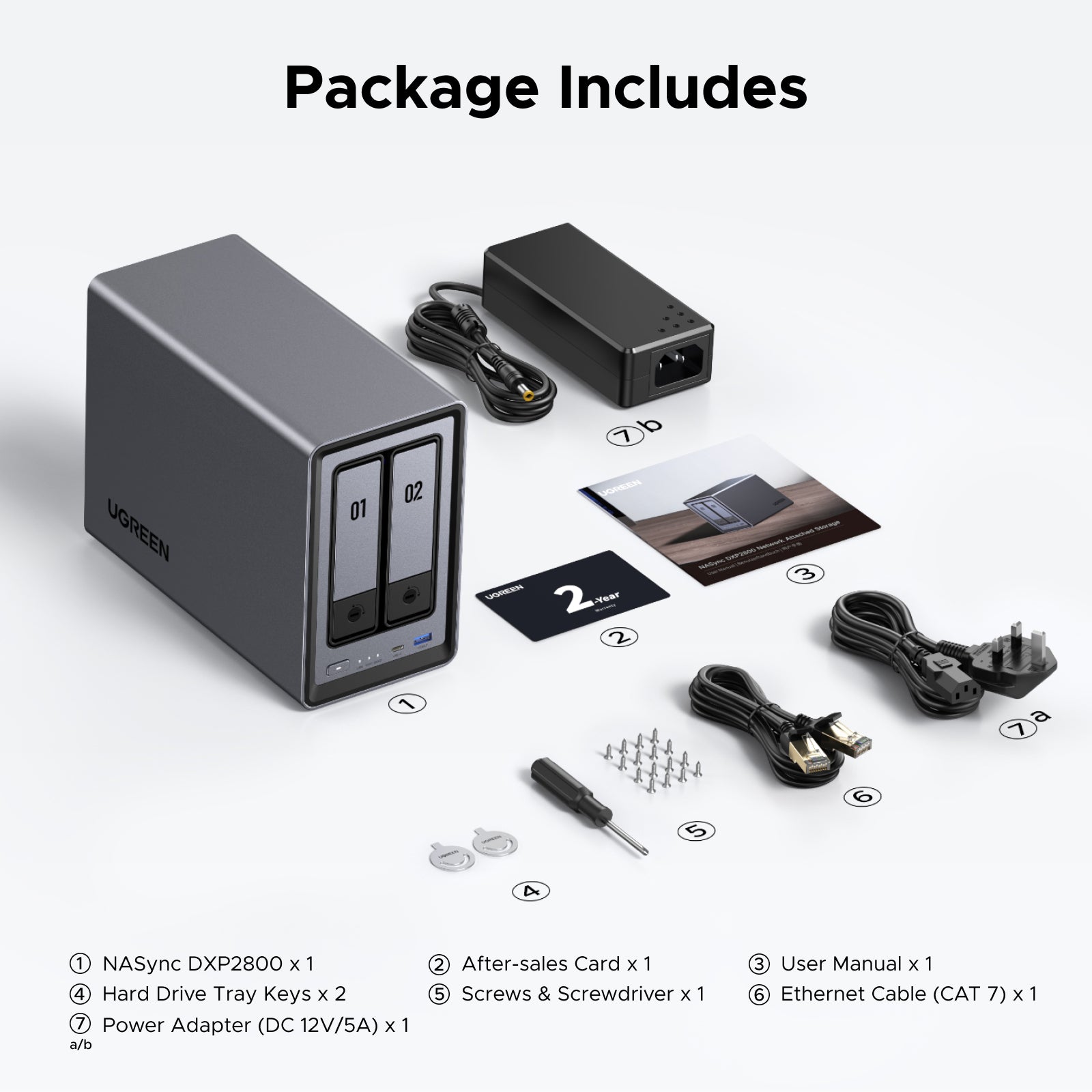 2-Bay NAS Storage for Home & Office | 4K Media Server