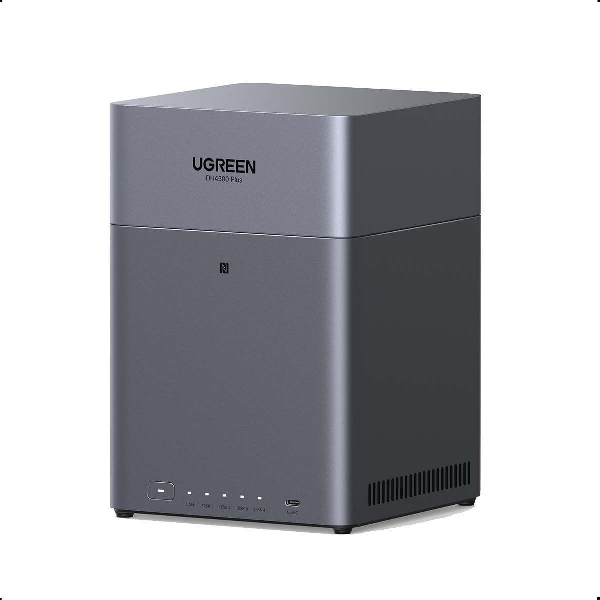 UGREEN NASync DH4300 Plus 本体 UGREEN NAS Storage 120TB – AI Organization for Family Memories
