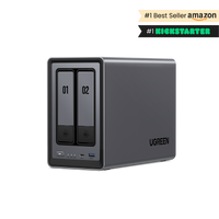 2-Bay NAS Storage for Home & Office | 4K Media Server 2-Bay NAS Storage for Home & Office | 4K Media Server