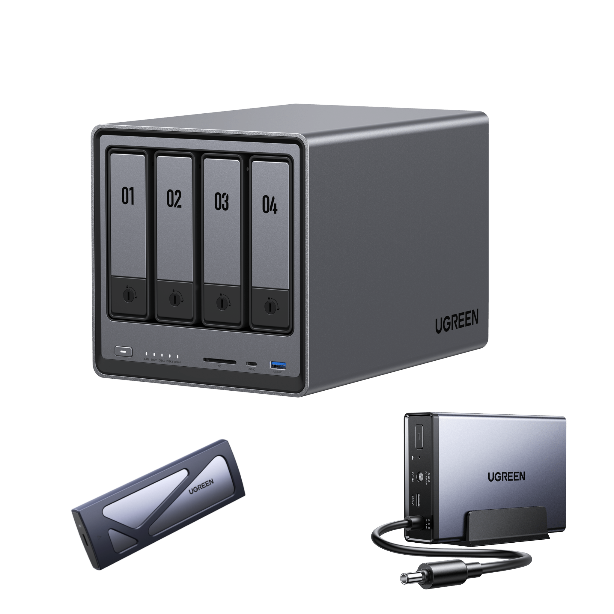 UGREEN NAS DXP4800 Plus 4ベイ u003c未使用u003e UGREEN DXP4800 Plus