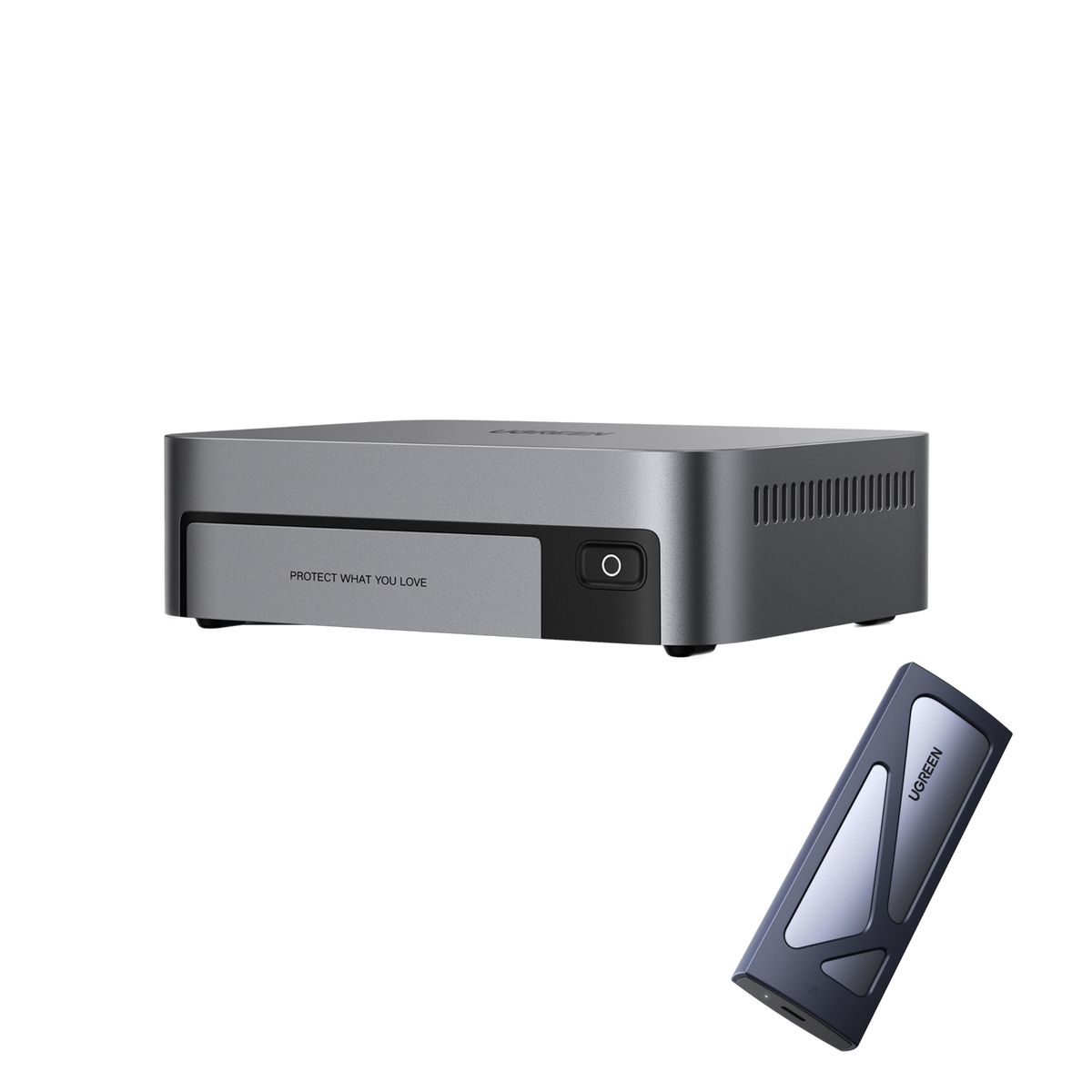 DXP480T Plus+ M.2 NVMe SSD Enclosure