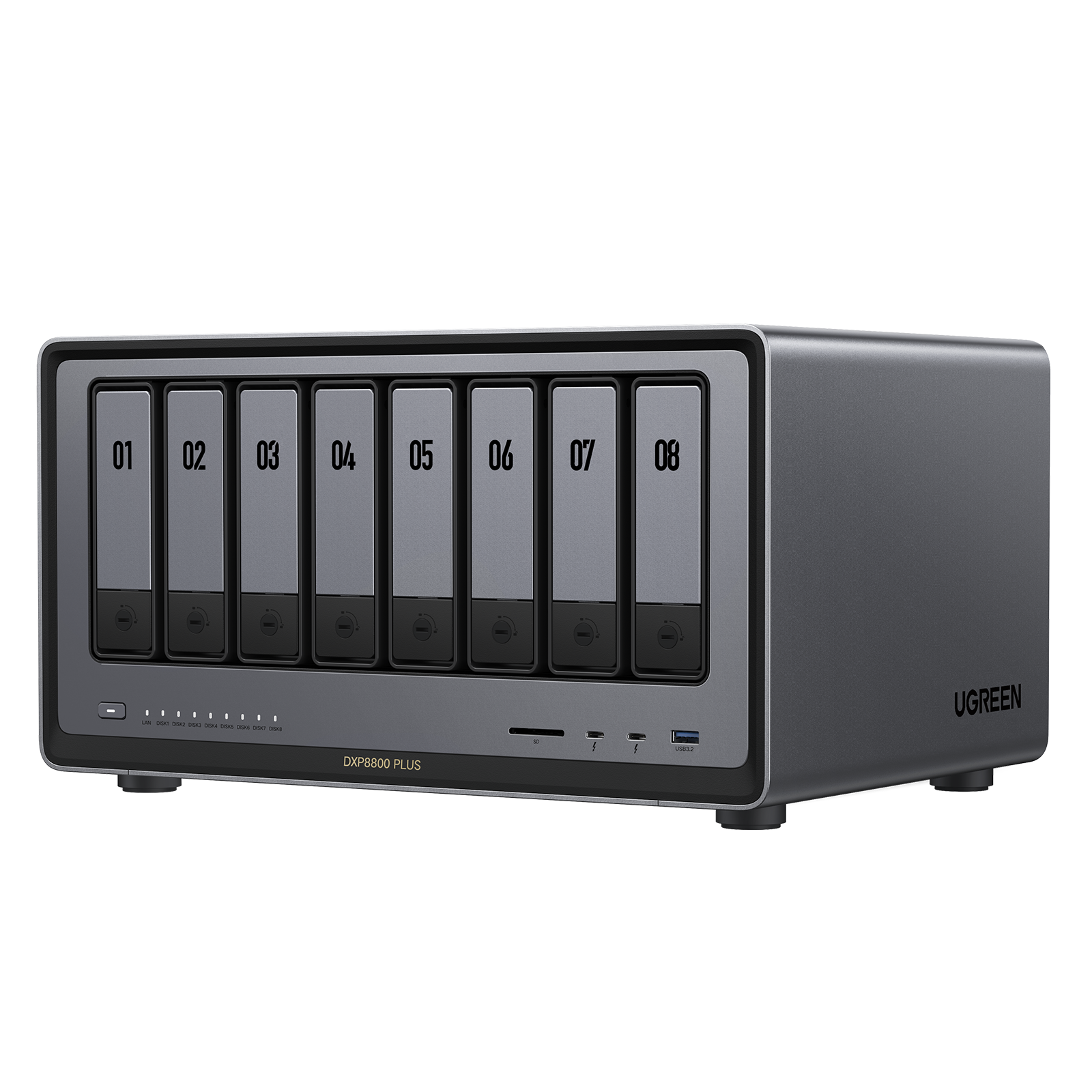 UGREEN 8-Bay NAS Server | Massive 256TB Storage & 10GbE Ports