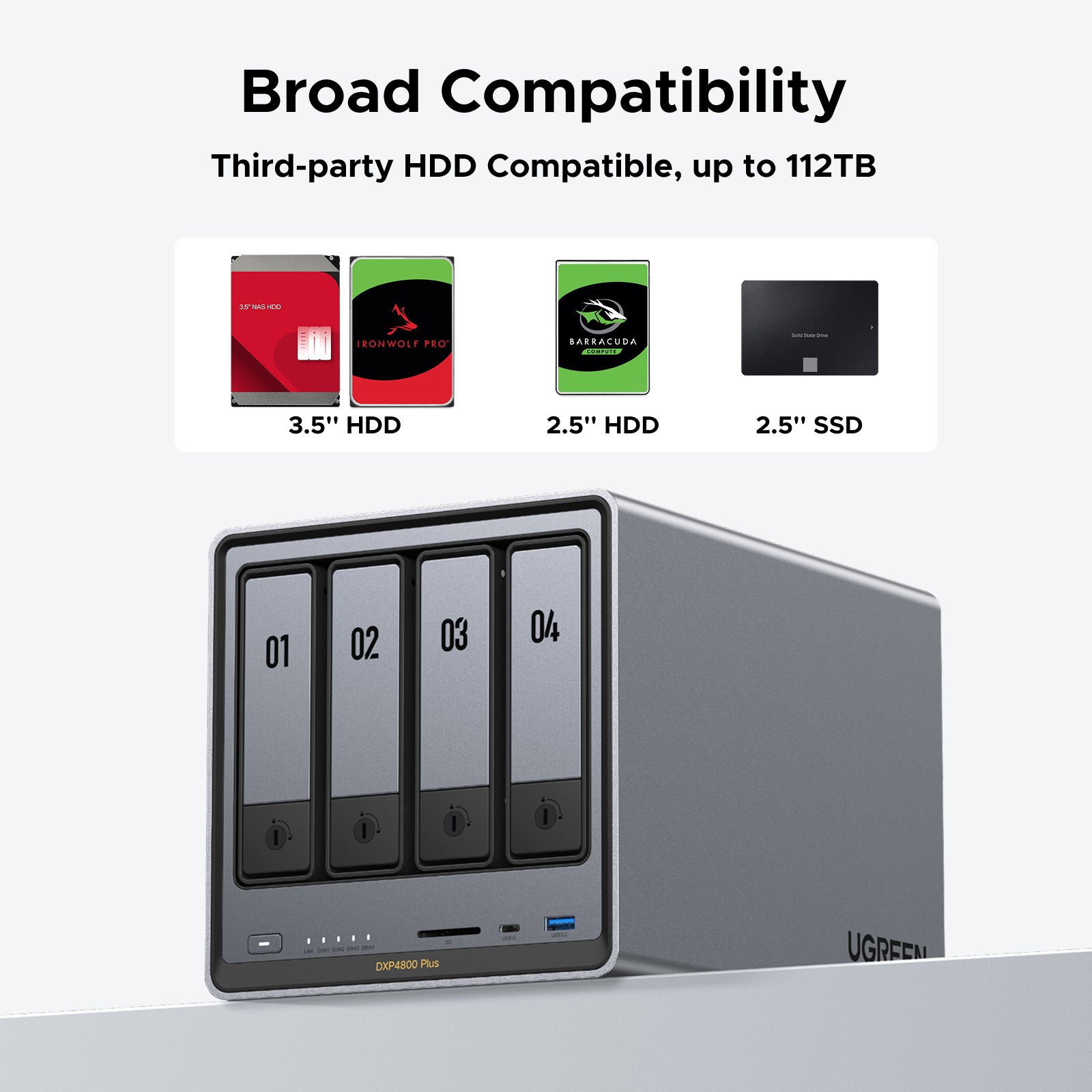 High-Performance NAS | 4-Bay NAS Storage