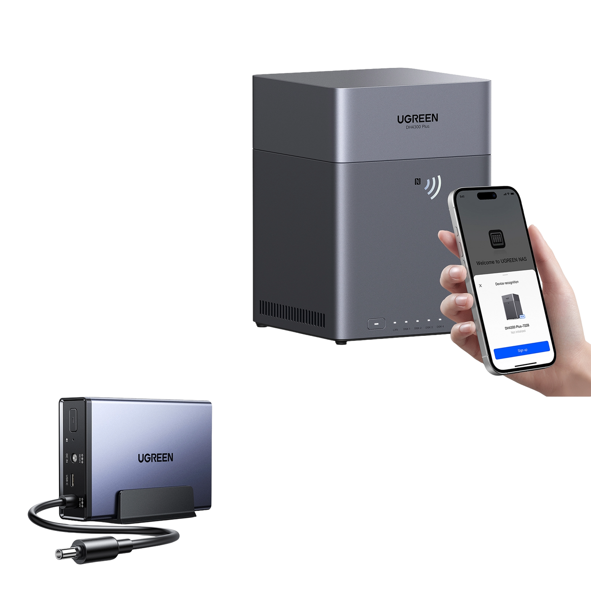 DH4300 Plus + 72W DC UPS