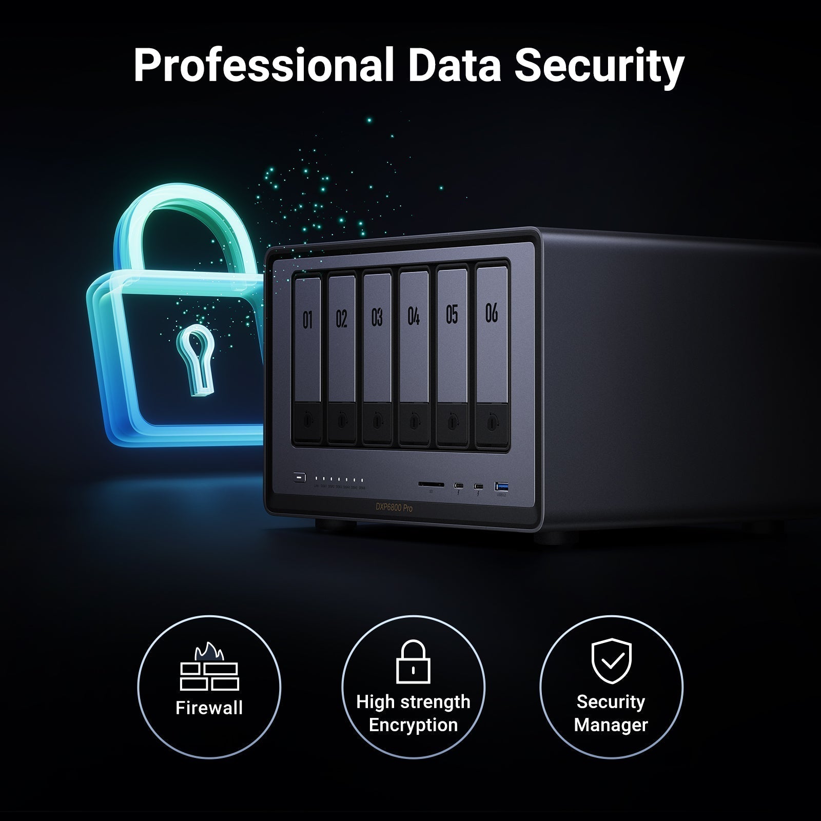 UGREEN 6-Bay NAS Server | 196TB Storage & 10GbE Ports